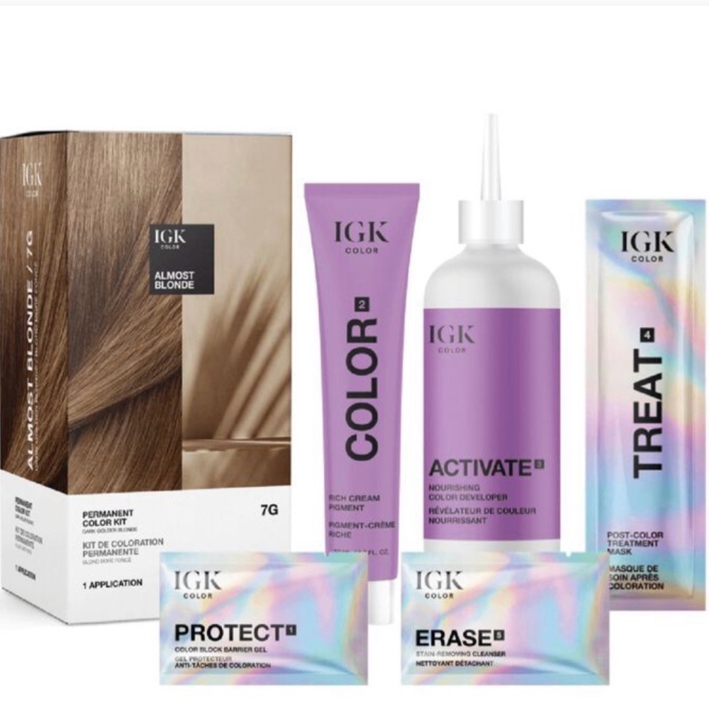 IGK
⭐️ ⭐️ Almost Blonde Permanent Color Kit